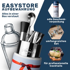 Grevening Cocktail Shaker Set of 4