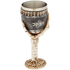 Puckator Skeleton Arm Goblet SK120, Metal, Multi, 7 Count (Pack of 1)