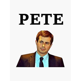 MAGNET Pete Buttigieg Magnetic Vinyl Car Bumper Sticker 5"