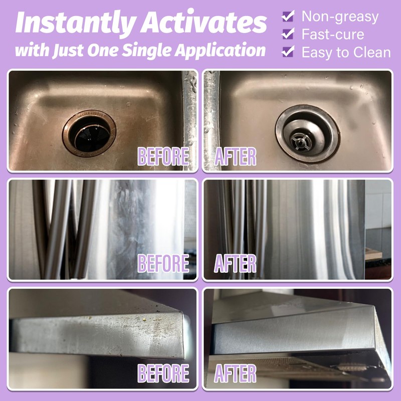 Ceramic Coating for Stainless Steel Appliances, Gloss & Shine Ceramic