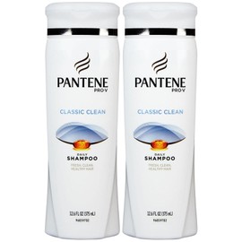Pantene Pro-V Classic Clean Shampoo, 12.6 Fl Oz (Pack of 2)