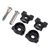 POENVFPO 7x9mm Bicycle Seatpost Clamp Seat Tube Clip Stainless Steel