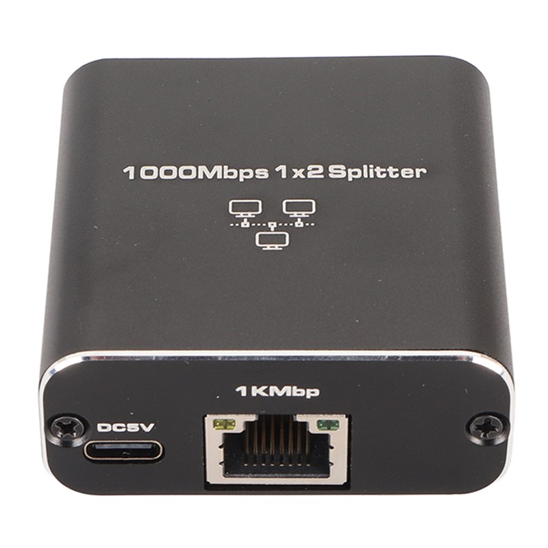 Ethernet Splitter RJ45 1 In 2 Out Gigabit Internet Splitter