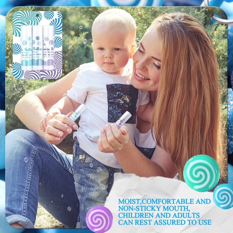 Leelosp 18 Pcs Candy Shapes Lip Balm Lipstick Set Lip