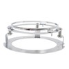 5.75in Round Headlight Mounting Bracket Stable Firmly Fixed Iron Universal
