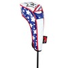 Geotech Headcover Double Star Double Star Headcover for Utility White/Blue