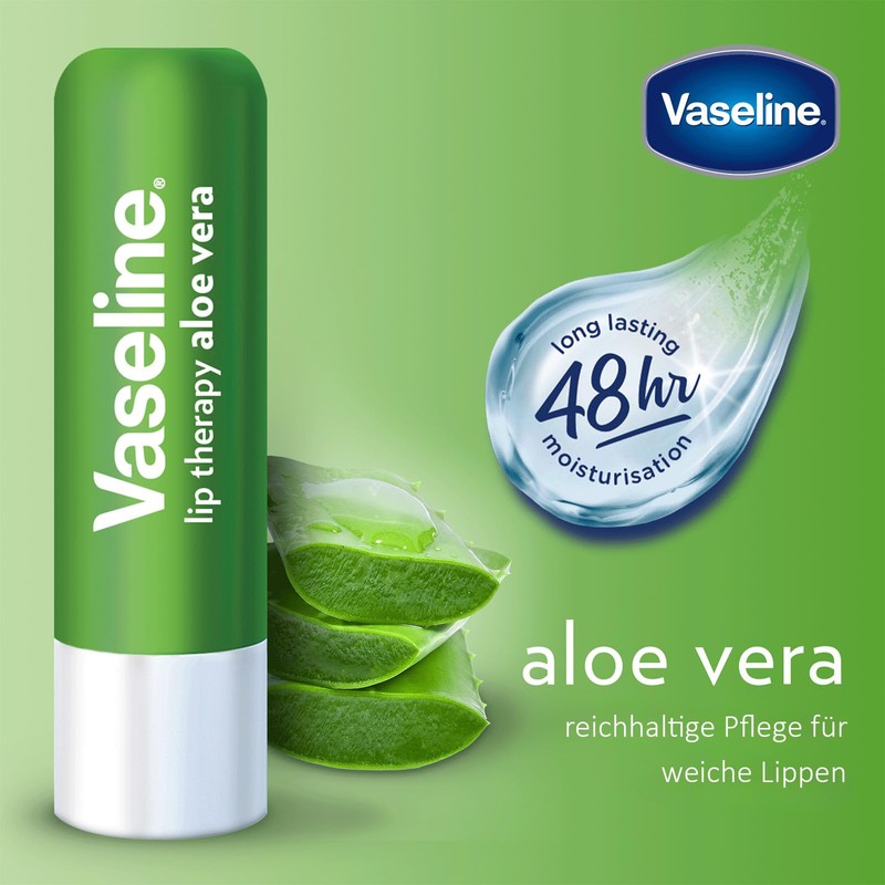 Vaseline Lip Therapy Aloe Vera Tinted Lip Balm with Aloe