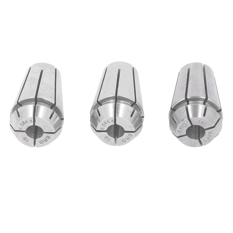 3PCS Collet Set CNC ERG16 Series Chuck Spring Collet Engraving