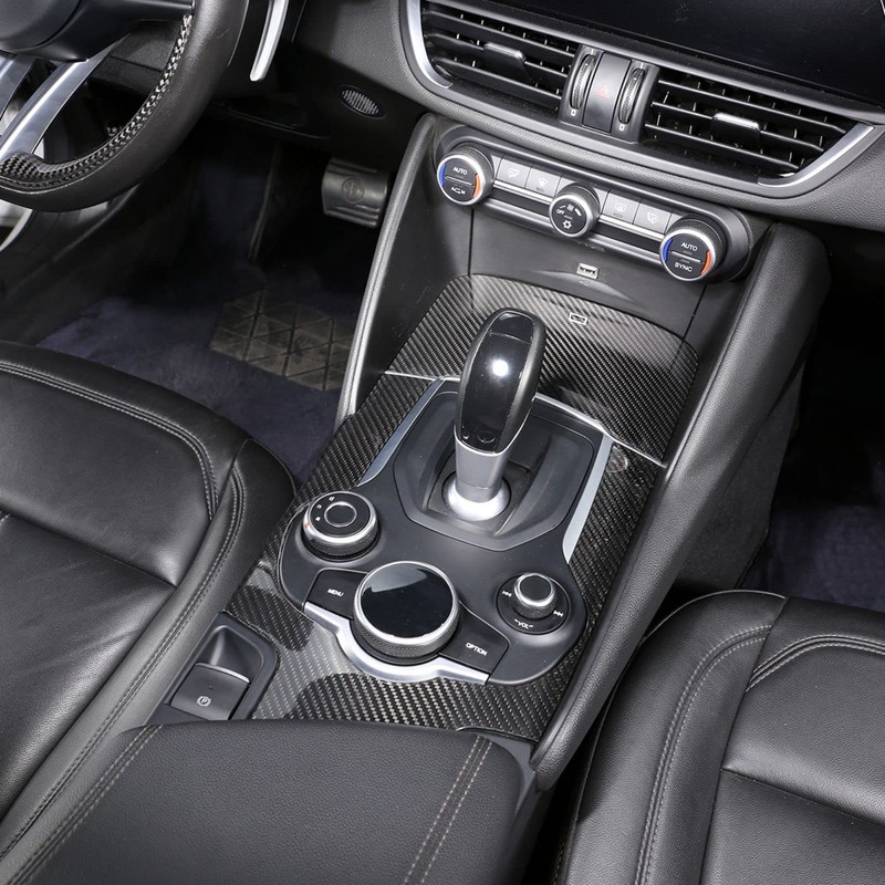 TOYCIDFG Car Shifter Center Console Gear Shift Panel Cover Trim