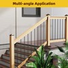 40 Pcs Deck Railing Bracket Connectors for 2"×4" (Actually 1.5"x3.5")