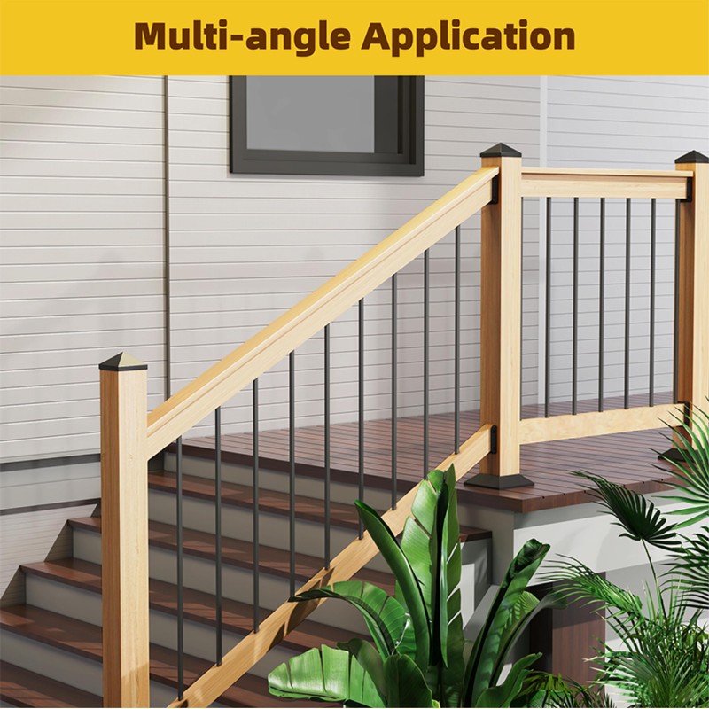 40 Pcs Deck Railing Bracket Connectors for 2"×4" (Actually 1.5"x3.5")