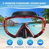 2 Pack Snorkel Mask for Adults - 180° Panoramic View,
