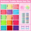 auroray Toddler Hair Accessories, Cotton Toddler Elastic Hair Ties Baby