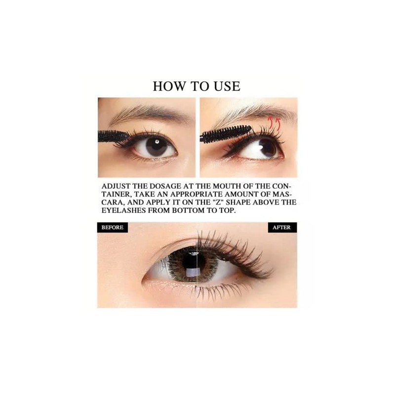 Máscara De Pestañas Zahra Today Cruelty Free False Lash Effect