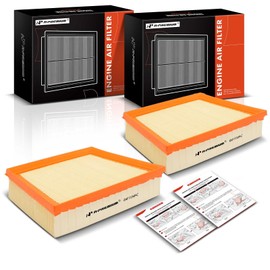 A-Premium 2-PC Engine Air Filter Compatible with Land Rover Range Rover Evoque, Discovery Sport & Jaguar E-Pace, 2018-2024, 1.5L 2.0L, Replace# GJ329601AA, LR071942