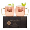 KC Copper Moscow Mule Mug Cup Set of 2, 16