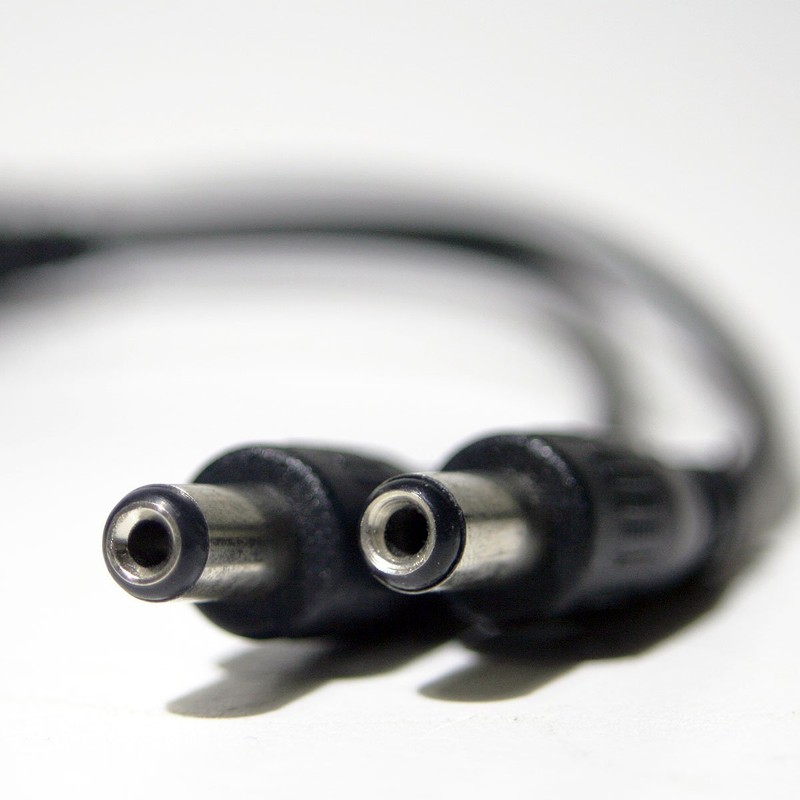 DC Verteiler 5,5/2,1 mm 1x coupler 2x male