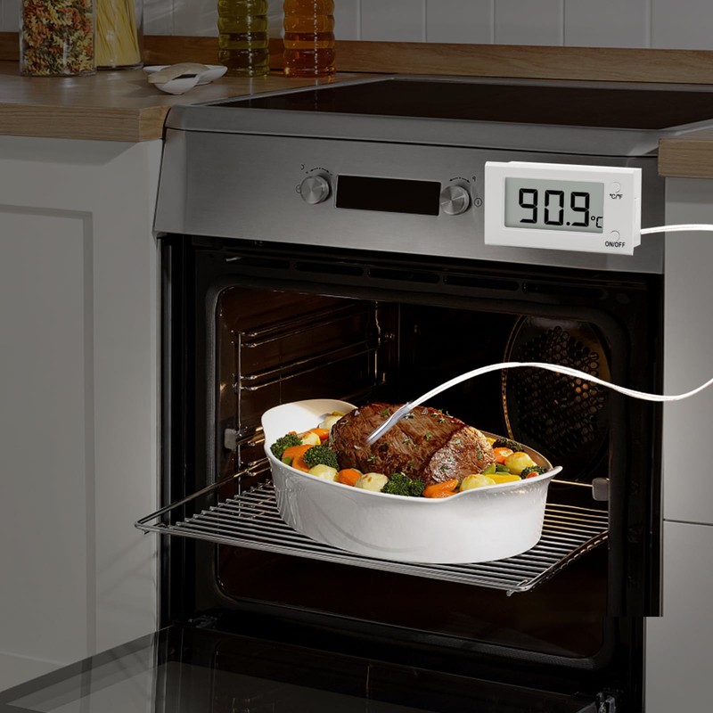 Digital Oven Thermometer with Probe Grill Meat Thermometer up to