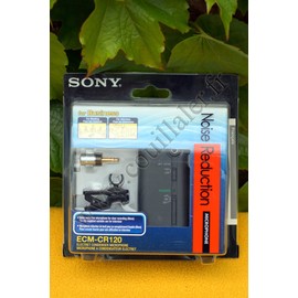 Sony ECM-CR120 Omnidirectional Clip-On Business Microphone with Noise-Reduction