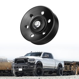 419-685 Drive Belt Idler Pulley Compatible with Dodge Ram 2500/3500/4500/5500 2003-2010, for Diesel Turbo Engine, OEM Replace# 5086748AA, 68000833AA, 36315, 5917, 45917