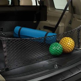 Car Boot Net Stretchable Rear Net Luggage Organizer 90x40cm Net for Car Boot, Nylon Plastic Black Car Storage Net Car Boot Mesh for Car Trucks SUVs, Stretches to 43.3in