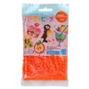 80-15246k perler beads, solid, tangerine, orange