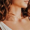 Yheakne Choker Necklace with Small Star Necklace with Gold Star