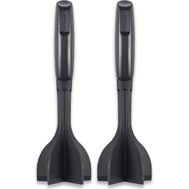 GoodCook Heat-Resistant Nylon Ground Meat Choppers with 5-Blade Heads, Ground Beef and Turkey Mixers and Choppers, Set of 2, Black