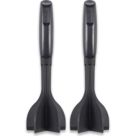 GoodCook Heat-Resistant Nylon Ground Meat Choppers with 5-Blade Heads, Ground Beef and Turkey Mixers and Choppers, Set of 2, Black