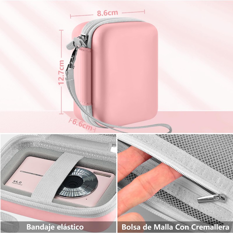 Leayjeen V SY Rigid Digital Camera, pink, School Backpacks