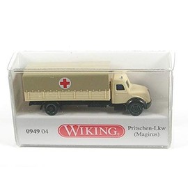 Wiking 094904 Magirus Flatbed Lorry German Red Cross