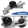 DETYI Water Pump Kit with Gasket, Engine Coolant Thermostat Housing