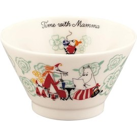 MOOMIN MM9502-352 Small Bowl, Rice Bowl, Approx. Diameter 3.9 x 2.4 inches (10 x 6 cm), Time With Mamma, Mother's Day, Present, Miscellaneous Goods, Women's, Gift, Birthday, Tableware, Made in Japan,