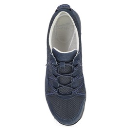 Dansko Harlyn Lightweight Sneaker for Women - Stain Resistant Leather Uppers and Arch Support in Flexible Style Great for Healthcare and Around Town Navy 8.5-9 M US