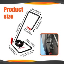 3PCS Windshield Wiper Arm Pressure Spring Booster with Silicone Cover, No Windshield Wiper Arm Replacement Trouble to Restore Clear Windshiele, Universal Car Windshield Wipers Accessories for Most Car