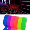 12 Pack UV Blacklight Reactive 6 Color Fluorescent Cloth Neon