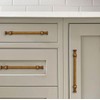 CABDM 10 Pack 5 Inch Hole Center Antique Brass Cabinet