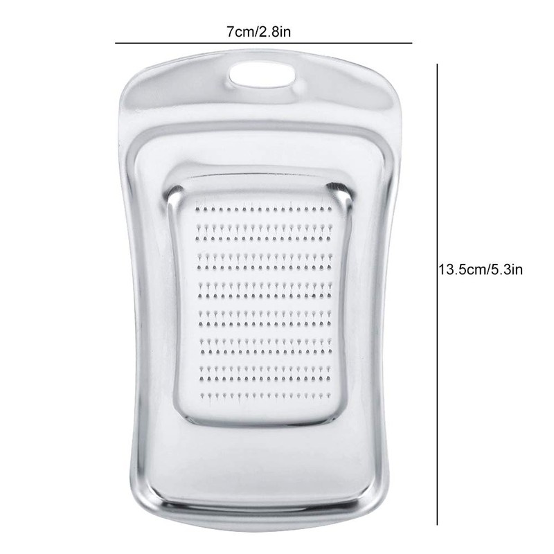 Ginger Grater, Thicken Stainless Steel Ginger Grater Wasabi Garlic Grinding