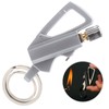 Kerosene Lighters Flint Metal Match Waterproof Keychain Outdoor Emergency Survival