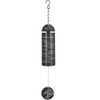 Carson Wind Chime-Cylinder Sonnet-Angels' Arms-Black (22")