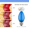 Ruiandsion E12 LED Bulb 110V Blue Screw Base for Display