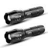 JARDLITE LED Emergency Handheld Flashlight with Adjustable Focus, Water Resistant,