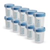 MED PRIDE Disposable Specimen Cups 10-Pack| High-Grade Silicone, Sterile, Individually