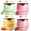 4 unidades de bálsamo labial de abeja, máscara de labios,