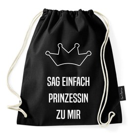 Sambosa, gym, sports bag with hipster quotes, black