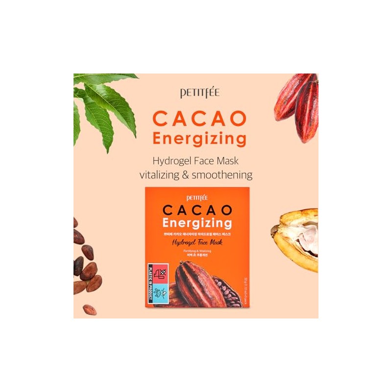 Petitfee Mascarilla Facial Energizante De Hidrogel De Cacao