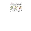 Singing Lesson Practice Planner & Journal (Fairy Theme)