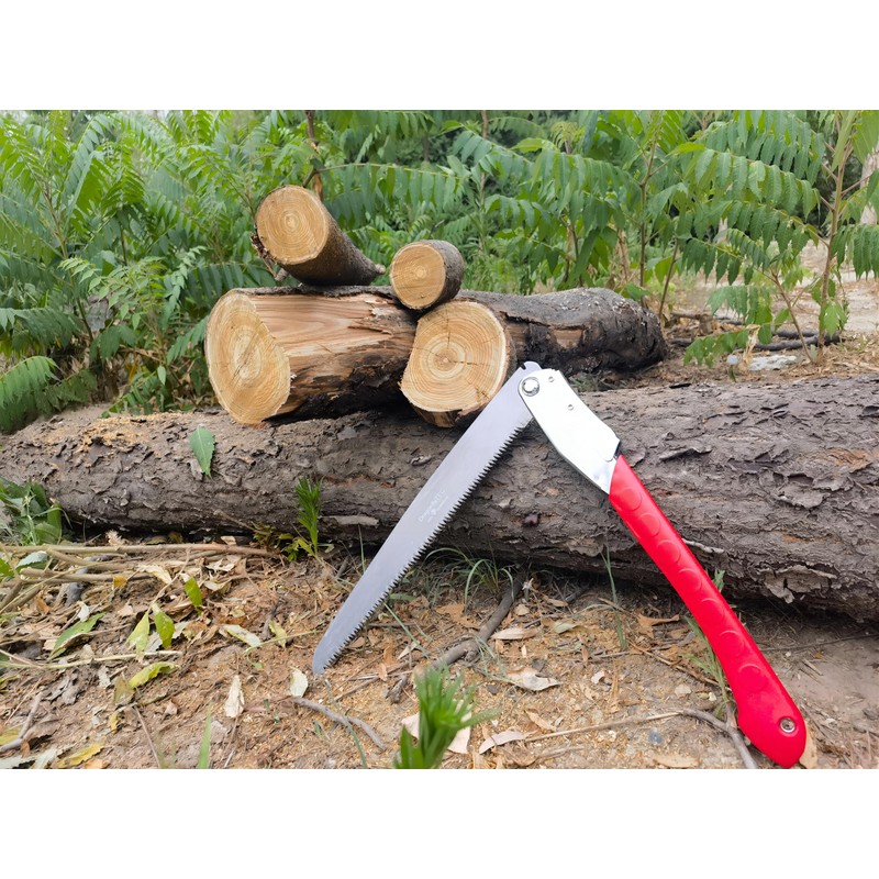 DragonflyTEC Large Folding Saw:Extra-Long 14-Inch Blade Camping Saw for Hiking