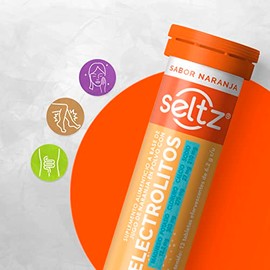 SELTZ Kit Electrolitos Tableta Efervescente, Sabores lima limón más naranja, 26 Tabletas, 2 Pack                                                      