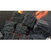 COALS 4 YOU 10 MEDIUM GAS FIRE COALS GRATE GLOW